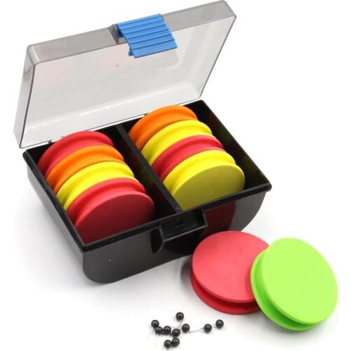 20pcs/ Box Eva Foam Rig Winders In Storage Box Rig System Sea Fishing Portable