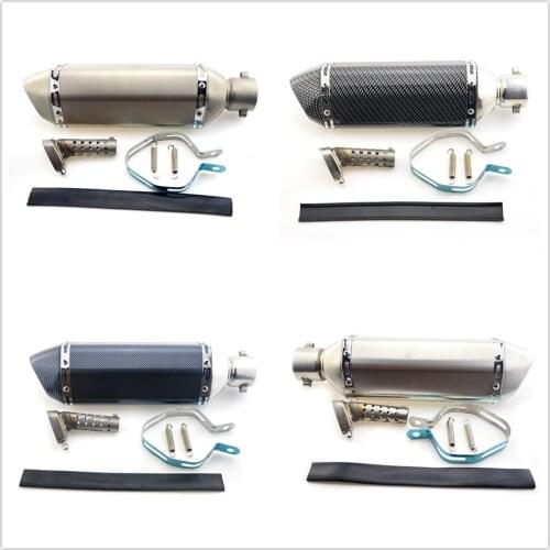 38-51mm Adapter Motorcycle Slip On Scooter Modified Muffler Exhaust Pipe For Honda CBR 125 250 CB400 CB600 YZF FZ400 Z750 RACING