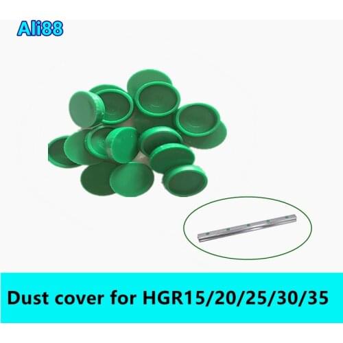 50pcs Nylon Plastic Dust Cover Green Caps Protector For HGR15 HGR20 HGR25 HGR30 HGR35 HGR45 HGR55 HGR65 HIWIN Linear Rail Guides