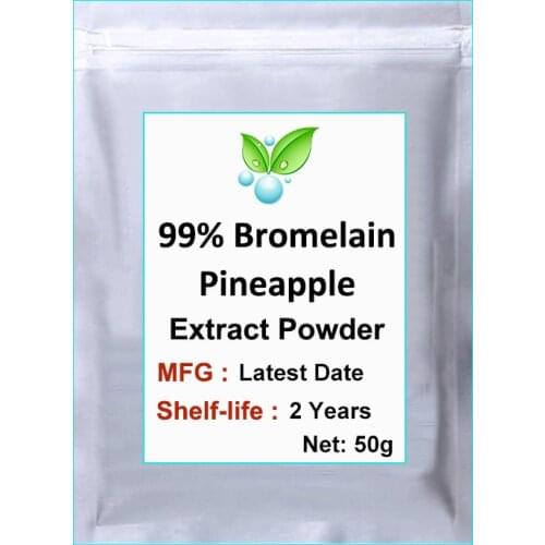 99% Bromelain Pineapple Extract Powder,99% Pure Bromelain Powder,Pineapple Extract Bromelain,Organic Enzyme Powder