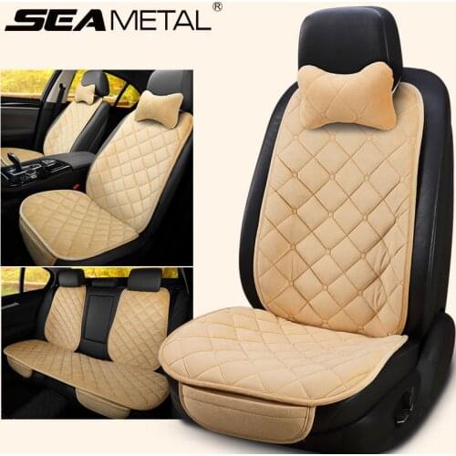 2021 Car Seat Cover Interior Warm Seat Covers Cushion Winter Autumn Seats Cover Mat Automobiles Seat Protector Goods Accessories