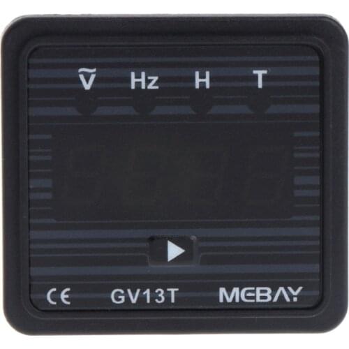 GV13T AC220V Diesel Generator Digital Voltmeter Frequency Hour Test Panel Meter Dropshipping