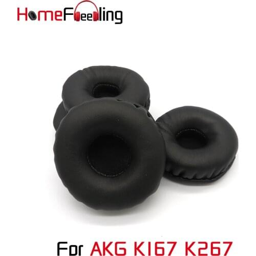 Homefeeling Ear Pads for AKG K167 K267 Headphones Super Soft Velour Sheepskin Leather Ear Cushions Universal Replacement