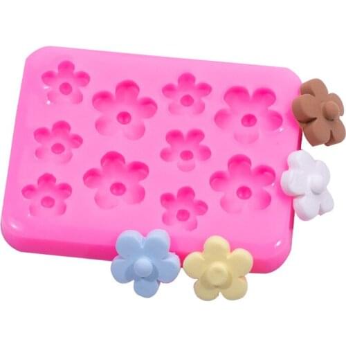 Hyuna Wind 5 Petal Mini Flowers Hyuna Flower Cake Decoration Silicone Mold DIY Fondant Baking