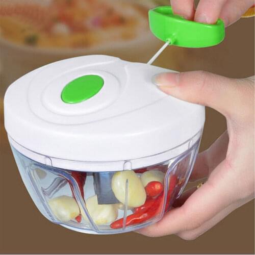 New Kitchen Multi-function Hand Held Vegetable Shredder Slicer Cutter Powerful Manual Pulling Food Chopper Solid 2020