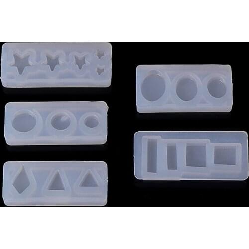 JAVRICK DIY Mould Exopy Resin Mirror Crafts Jewelry Making Decor Pyramid Silicone Molds