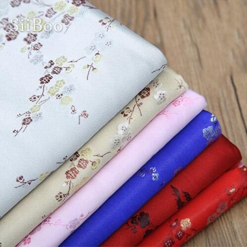 Chinese cheap fabrc elegant floral jacquard brocade fabric for dress coat DIY apparel tissu telas tecidos stoffens yarn SP5393