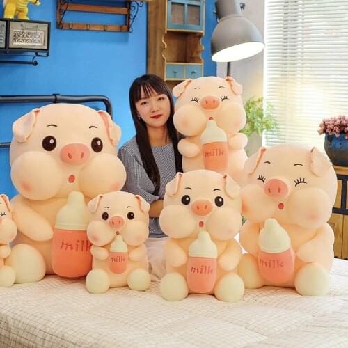 Lovely Cute Super Stuffed Animal Pig Soft Plush Toy Birthday Christmas baby Gifts Present Stuffed Toys For Kids