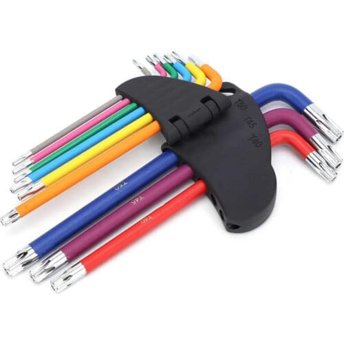 Wrench Set Repair Tools Set Star Shaped Hex Socket Wrench Set Multicolor Hex Key Tools Set Spanner Repair Accessory tools