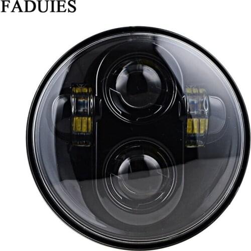 FADUIES New Motorcycle Accessories 5.75 Inch Led Headlight Motorcycle For Motorcycle 5.75 Inch Led Headlight Black