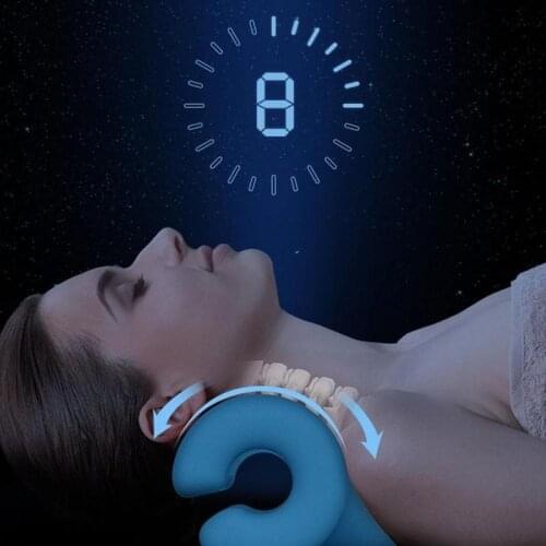 Correction Neck Pillow New Design Gravity Stretch Cervical Spine Vertebra Massage Memory Foam Pillows Orthopedic Latex Pillow