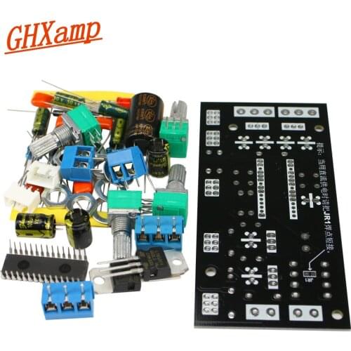 GHXAMP Hifi UPC1892 Preamplifier Board DIY Kits Front Tone Control Board 2.0 Balance Control For Car Audio Modification 1pc