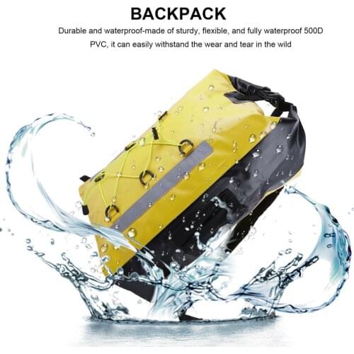 Floating Dry Backpack Waterproof Water Sports Bag Swim Buoy Waterproof Dry Bag Swim Safety Float Detachable Backpack
