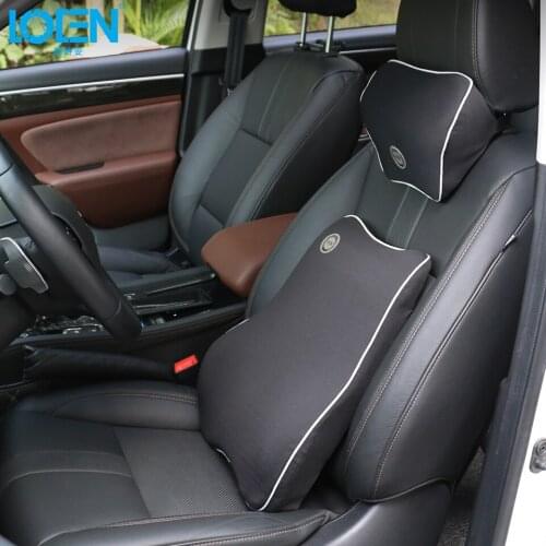 LOEN Car Neck Pillow Seat Back Support Cushion Memory Foam Seat Cover Headrest Waist Lumbar Pillow Nap Pad Auto Care Accessories