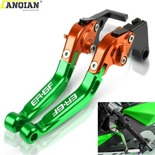For Kawasaki ER6F 2009 2010 2011 2012 2013 2014 2015 2016 2017 Motorcycle CNC Adjustable Extendable Foldable Brake Clutch Levers