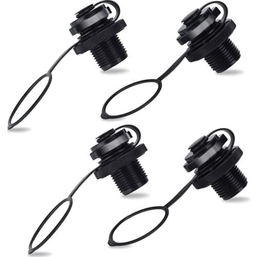 4Pcs Boston Valve Replacement Universal Air Valve for Inflatable Raft Pool Boat Kayak Replacement