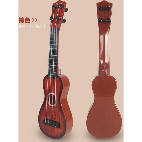Tony set music, childrens educational toys simulation can play the ukulele wood instrument classical mini guitar