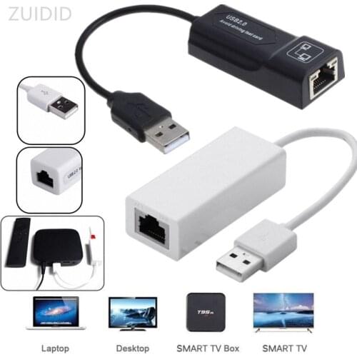 Convenient Mini Quick Home For PC Internet Surfing Office USB2.0 To RJ-45 100m Transmission Free Network Card