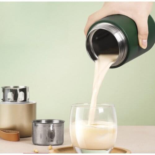 USB Soymilk Machine Multifunctional Electric Juicer Smoothie Blender Soya-Bean Milk Rice Paste Maker Insulation Magnetic Charge