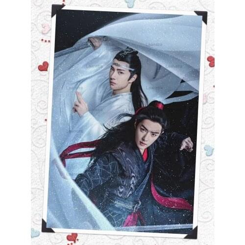 The Untamed Xiao Zhan Wang Yi Bo Embroidery 5D Diy Diamond Painting Mo Dao Zu Shi Cross Stitch Wei Wuxiain for Home Decor