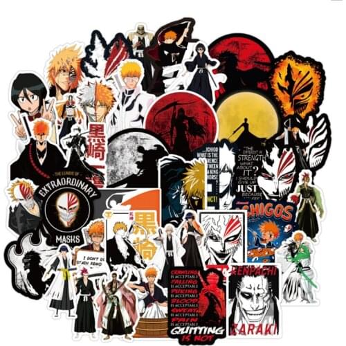 10/30/50PCS Hot-blooded Anime Grim Reaper Graffiti Sticker Cartoon Luggage Notebook Scooter Decorative Toy Wholesale