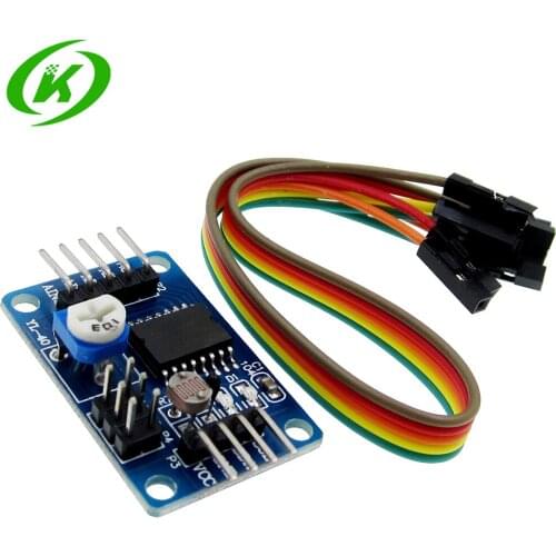 10pcs/lot PCF8591 module AD/DA converter analog to digital / digital-analog converter module temperature illumination collection