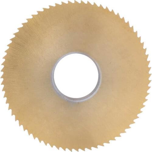 75x0.8x22mm 72 Teeth Saw Blade Cutting Grinding Disc Ti-Coated HSS Milling Cutter