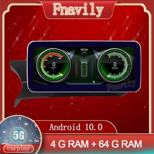 Android 10 Car Radio For Mercedes Benz C Class GLK GLC X240W240 W205 W446 Multimedia System Autoradio Dvd 10.25" 2007- 2018