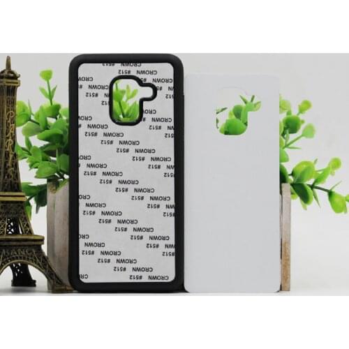 Wtsfwf DIY 2D Sublimation rubber silicone TPU+PC Blank Case for A5 2018 A8 2018 with Aluminum Inserts and glue 10pcs/lot