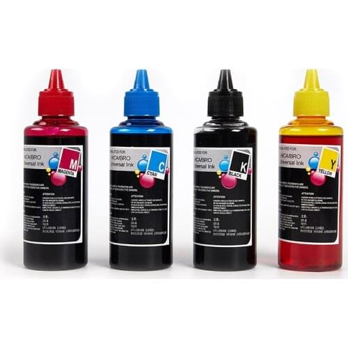 100ml Black Refilled Dye Universal Ink Kit Compatible For HP Canon Epson Brother