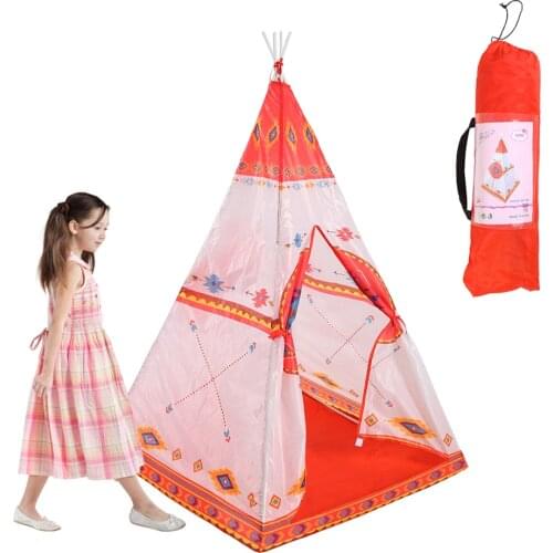 Indian Style Childrens Tent Ethnic Style Baby Yurt Play Tent Game House Outdoor Baby Play Tents House Hut For Kids Boy Girl Toys