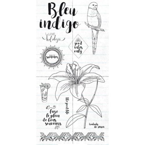 French Transparent Clear Stamp for DIY scrapbooking/Card Making C379