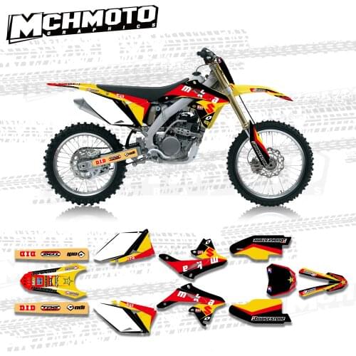 MCHMFG Graphics for Suzuki RMZ250 RMZ 250 2010 2011 2012 2013 2014 2015 2016 2017 2018