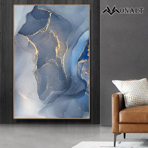Canvas Print Posters Wall Decorations Living Room Abstract Picture HD Creativity Modern Light luxury Bedside painting