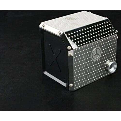 Metal LESU Exhaust Tank for 1/14 RC TAMIYA MAN ACTROS Benz 1851 RC Tractor Truck Model Dumper Car