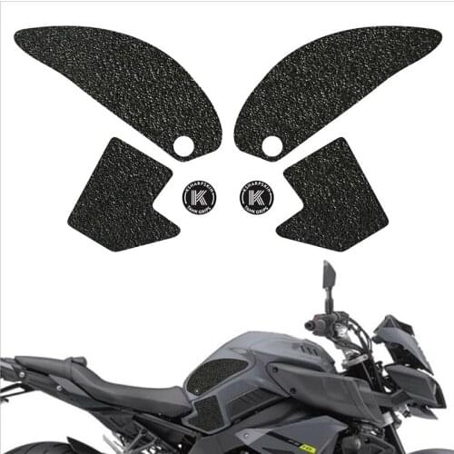 Motorcycle fuel tank pad tank grip protection Non-slip stickers knee grip side applique for YAMAHA 2017-2017 FZ10 17-18 MT-10