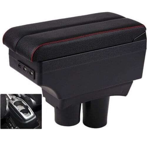 For Citroen c-elysee Peugeot 301 armrest box central content box interior Armrests Storage car-styling accessories with USB