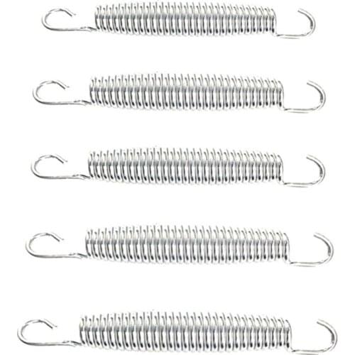Trampoline Spring Heavy Duty Galvanized Steel Spring 5-7inch Pull Spring Hook Replacement Waist Drum Bow Accessories