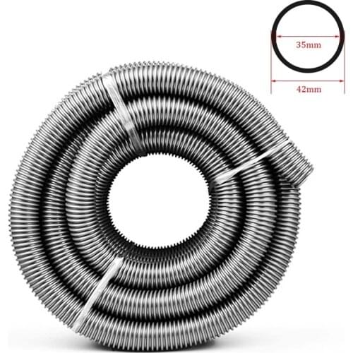 Inner 35mm Outer 42mm Car Household Vacuum Cleaner Thread Hose Durable Flexible Replacement Vacuum Tube Bellows Straws Soft Pipe