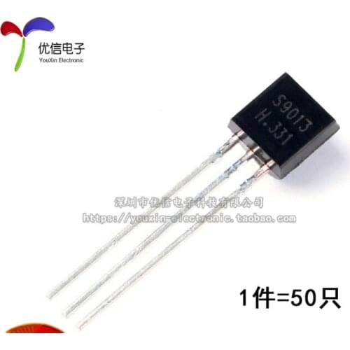 Xinyuan Transistor S9013 0.5A/40V 300mA NPN Transistor TO-92 50pcs/lot