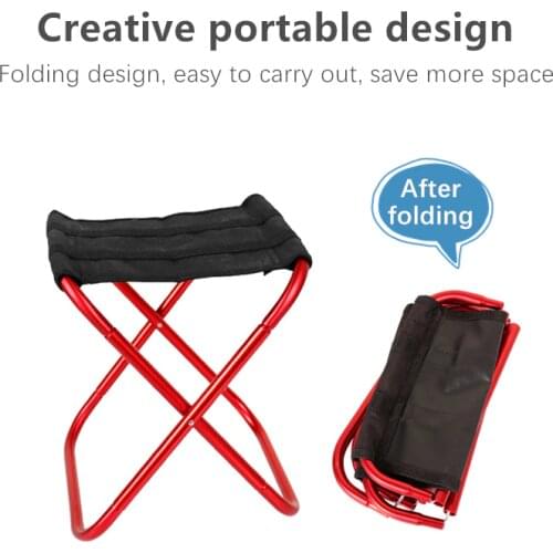 High-quality Outdoor Foldable Fishing Chair Light Weight Portable Folding Camping Aluminum Alloy Picnic Fishing Chair With Bag