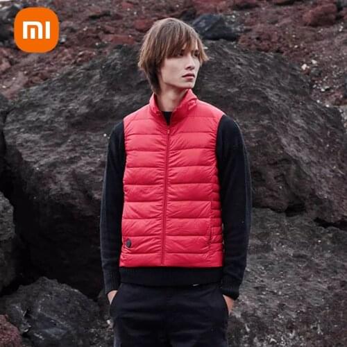 Xiaomi Youpin Graphene Electric USB Warm Back Goose Down Vest Heating Jacket Racing Coat Best For Winter From Mijia Cloth Hoodie