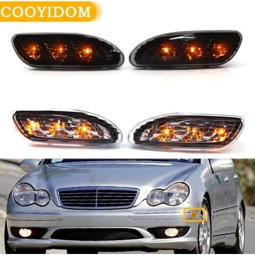 1Pair Car Turn Signal Marker Light LED Side Marker Lamp For Mercedes-Benz C-Class W203 2004-2007 C200K C230 CL203 2004-2005