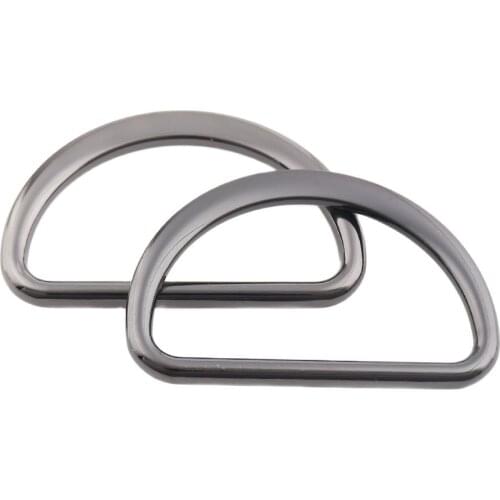 10pcs/lot 39mm Metal High Quality Hand Bag Purse Strap Belt Dog Collar Chain Web O Dee D Ring Buckle Clasp DIY Craft Sewing Part