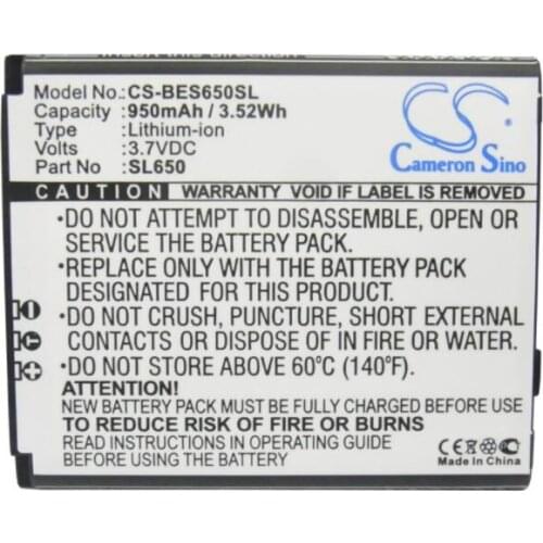 Cameron Sino 950mAh battery for BEA-FON SL650 Mobile, SmartPhone Battery