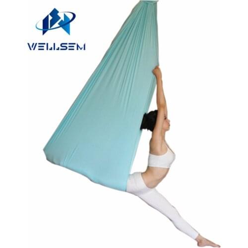 5.5 yard Flying Yoga Aerial Anti-Gravity yoga hammock Swing fabric Aerial Traction Device bed yoga for yoga stadium