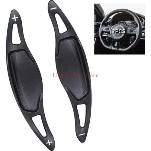 DSG Steering Wheel Shift paddle Shifter Extension For Kia Stinger CK K8 2018-20 Billet Aluminum Sport Shift Paddles Shifters
