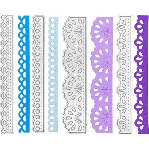 Julyarts Lace 4PCS/SET New Cutting Dies for 2021 Stencil Greeting Card Metal Cutting Die for Scrapbooking Photo Album Decoratio