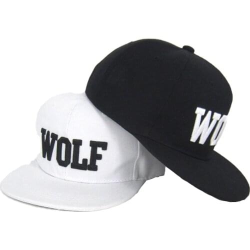 Unisex Letter Embroidered Flat Brim Hip-Hop Men Cotton Cap Baseball Cap Women Outing Solid Color Sun Hat Couple Adjustable Caps