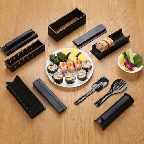 Kitchenware 10Pcs/Set Sushi Tool Set Japanese Rice Ball Mould DIY Tool Set Sushi Maker Multifunctional Mould